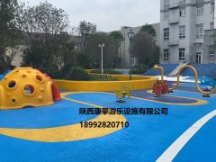 西安戶縣龐光鎮(zhèn)小區(qū)戶外兒童樂園案例